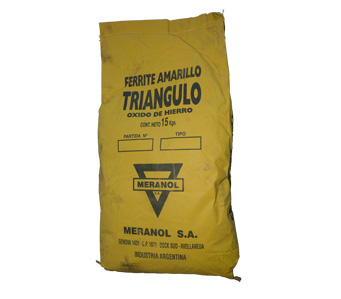 FERRITE AMARILLO TRIANGULO X 15 KGS