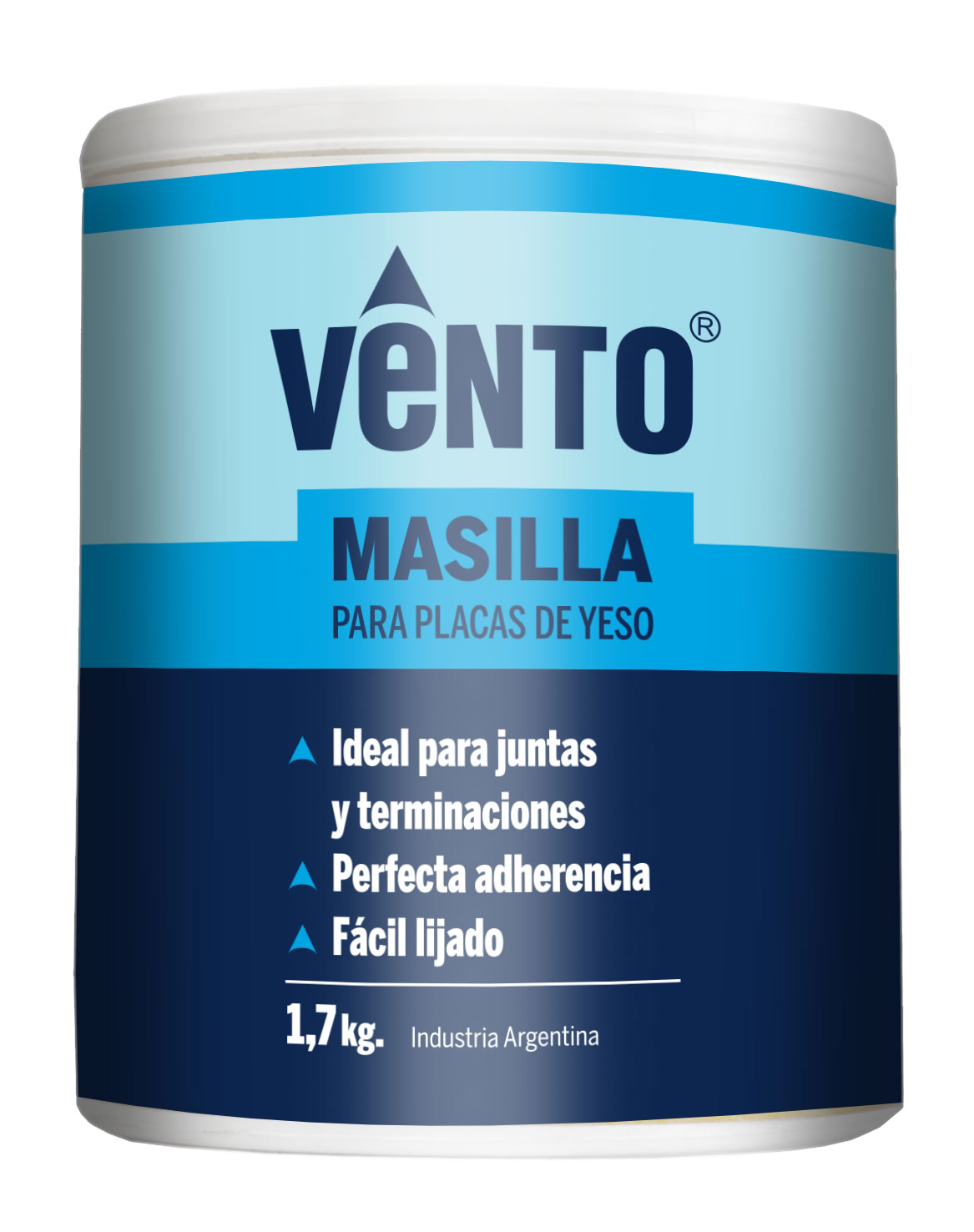 MASILLA P/ PLACA DE YESO x 1.7 Kg (Pack x 4 unid.)