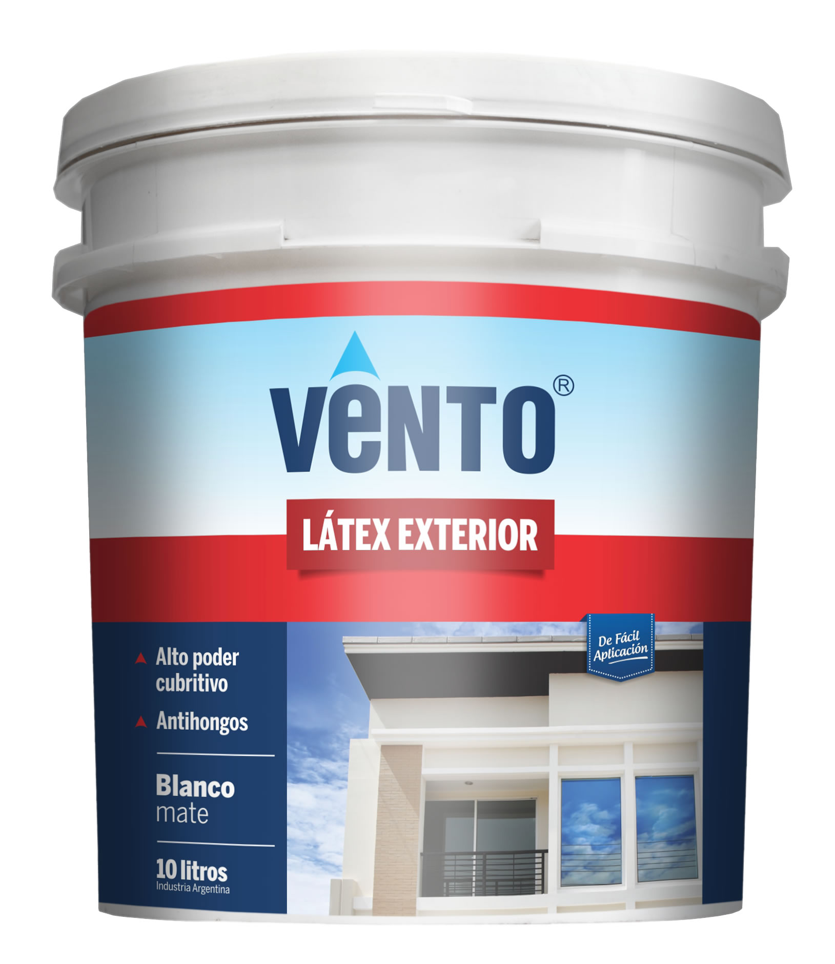 LATEX VENTO EXTERIOR BLANCO X 10 LTS.