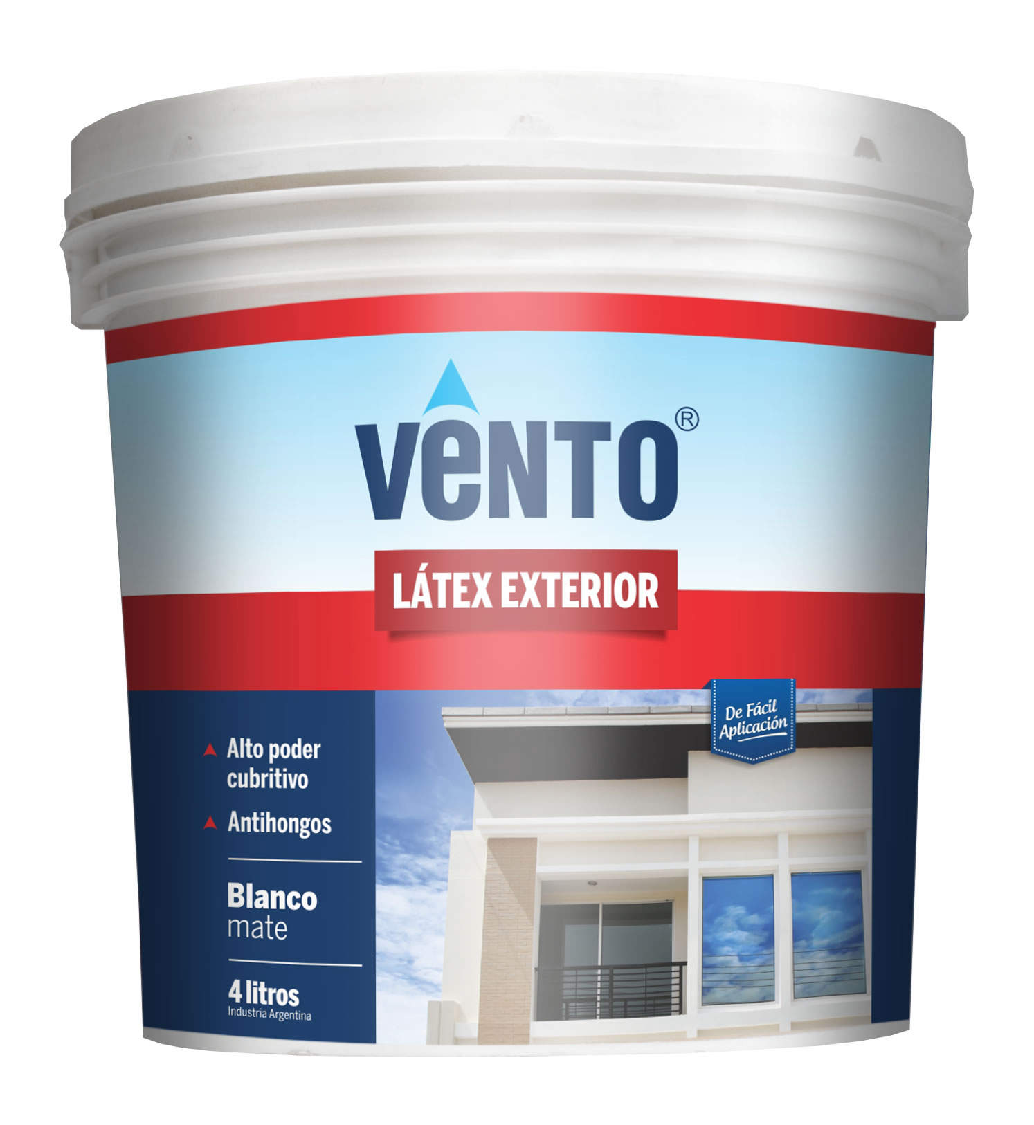 LATEX VENTO EXTERIOR BLANCO X 4 LTS.