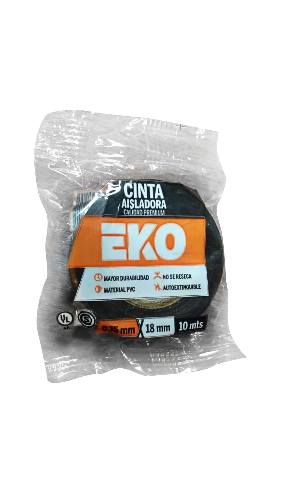 CINTA AISLADORA PVC EKO 18 MM.x 10 Mts. (CAJA x 30)