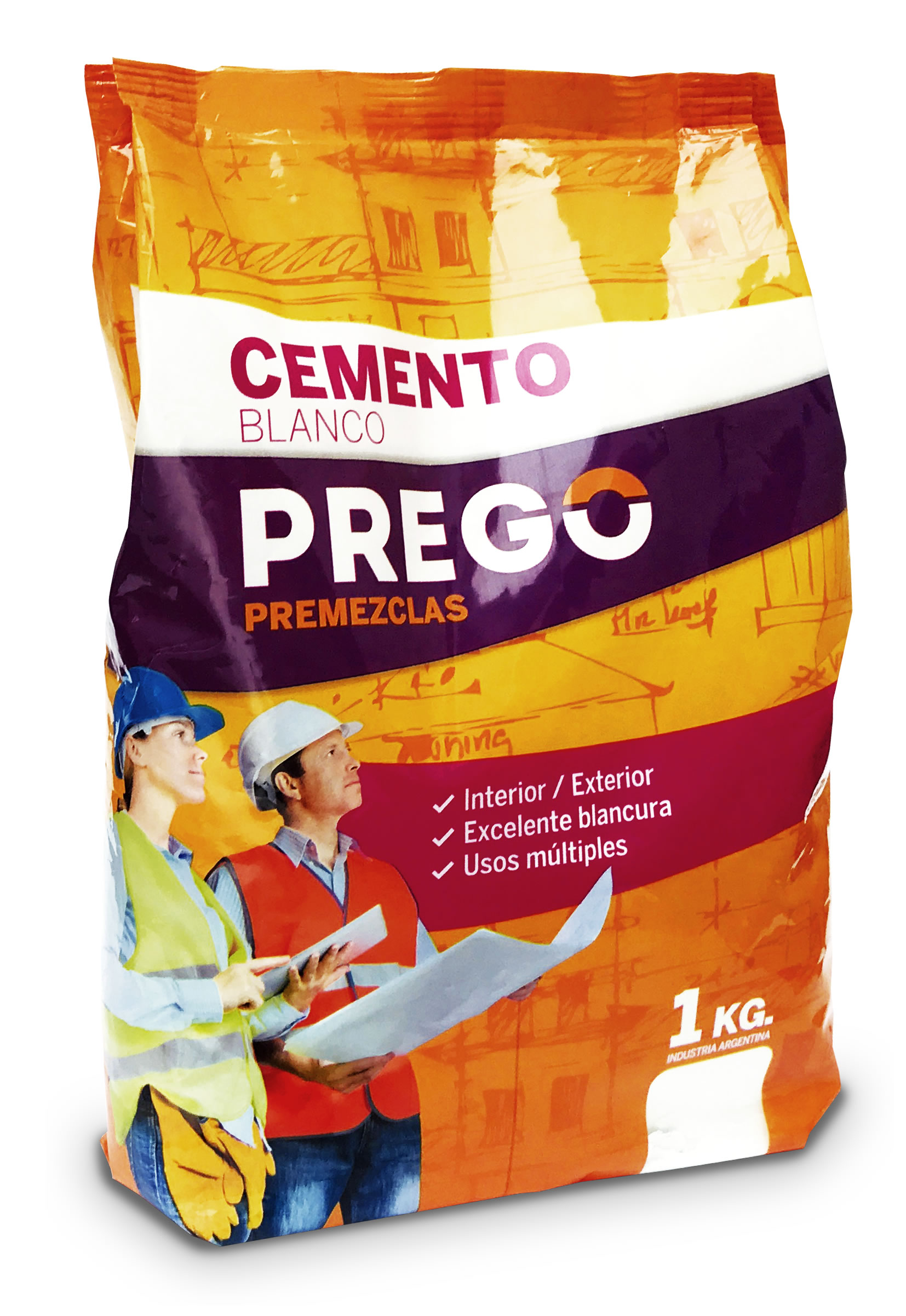 CEMENTO BLANCO PREGO CAJA 10 PAQ. X 1KG